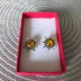 Silver earrings with Amber Image 2