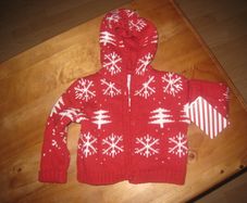 BNWT 18 - 24mths Mamas and Papas Unisex Red Cardigan 16-24months