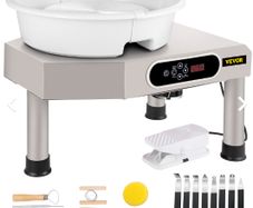350w Pottery Wheel Machine 25cm Ceramic Clay Art Craft Lcd Control