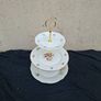 3 tiers homemade china cake stand postage possible Image 3