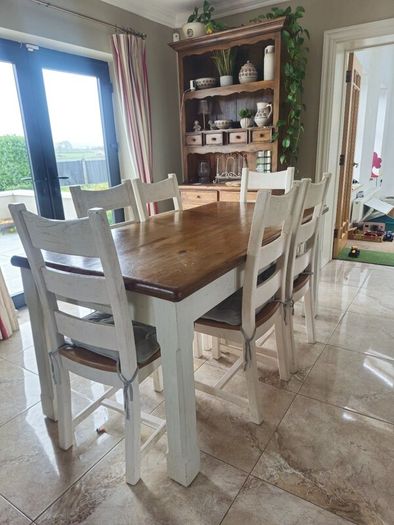 Dining table and chairs