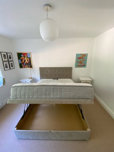 King size bed and mattress Harvey Norman