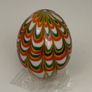 Three gorgeous art glass eggs one from Finland Image 2