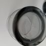 Smoked glass, vintage glass tumblers, 1970s glass Image 4