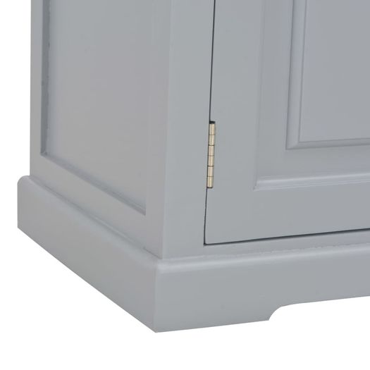TV Cabinet Grey 90x30x40 cm Wood