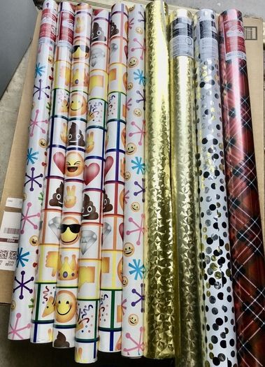 NEW Rolls of Wrapping Paper - Various Designs