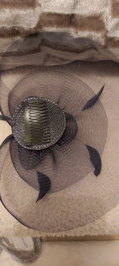 Navy fascinator