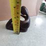 Abstract ceramic mother and child figurine Image 4