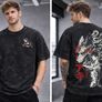 Anime T-Shirt Naruto One Piece Dragon Ball Demon slayer Chainsaw Man Solo leveling Image 2