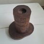 Teak Candle Holder Image 3
