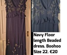 Floor length Beaded dress