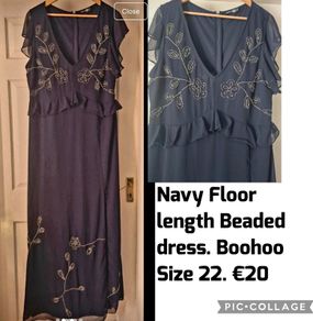Floor length Beaded dress