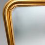 Tall Freestanding French Style Arched Giltwood Mirror Image 2