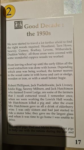 Coppice Merchant By Billy Hogarth. A Life In The Woodlands Of The Lake District. First Edition. Paperback In Good.