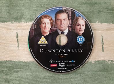 Downton Abbey DVD Season 3 Disc Three ONLY Maggie Smith Hugh Bonneville ITV