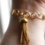 Vintage Gold Tone ANNA Bracelet 17cm Image 8