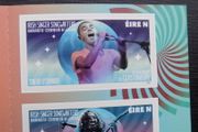 Irish Singers and Songwriters at Glastonbury.2021.4 x N.Stamp booklet.MNH.