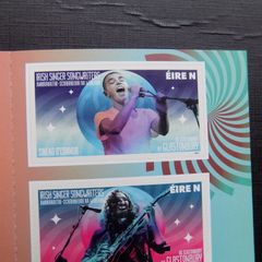 Irish Singers and Songwriters at Glastonbury.2021.4 x N.Stamp booklet.MNH.
