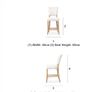 EZ Living Ava Beige Linen Look Fabric Barstool Image 7