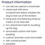 Small dog Trixie car / travel seat Image 5