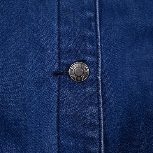 Brakeburn Dark Wash Blue Denim Chore Utility Jacket 10UK/38EU