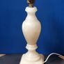 VINTAGE Carved Alabaster Lamp Image 2