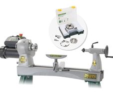 Record Power Wood Turning Lathe & Accessories