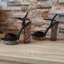 Leopard Print Suede Block Heel Platform Sandals, NEW LOOK Image 3