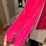 Hot pink corduroy flares Image 3