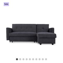 Grey Fabric 3 Seater Sofa bed (Dalkey-from Ez Living)