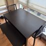 Ikea Dining Table, Chair & Bench Set Image 2