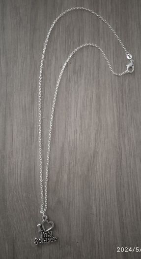 'I love my soldier' necklace
