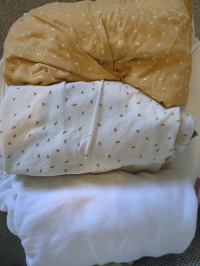 Natural baby and toddler mattress+cotton mattress cover, little green sheep