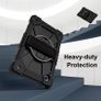 ProCase Rugged Case for Galaxy Tab 8.7 Inch A11 2025 & Samsung A9 2023, Heavy Duty Shockproof Rugged Cover with Hand Strap 360 Degree Rotatable Kickstand Protective for Galaxy Tab A11 (LTE) 5G -Black Image 10