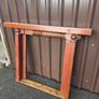 Handmade timber fireplace surround Image 2