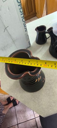 Viintage Irish Pottery Large Studio Pottery Vase/ Jug /  by Louis Mulcahy