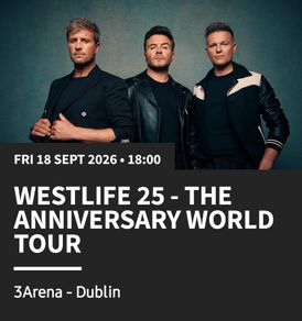 westlife ticketd