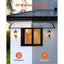 Awnings for Door Entrance, 38 x 78 in, Exterior Front Door Window Awnings with Drainage & ABS Bracket, Rain Snow Sun Protection Image 3