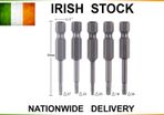 5 Pcs/Set Magnetic Triangle Head Screwdriver Bits S2 Steel 1/4 Hex Shank 50mm hc