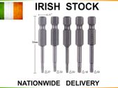 5 Pcs/Set Magnetic Triangle Head Screwdriver Bits S2 Steel 1/4 Hex Shank 50mm hc