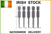 5 Pcs/Set Magnetic Triangle Head Screwdriver Bits S2 Steel 1/4 Hex Shank 50mm hc