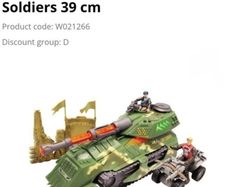 Tank with Soilders Play Set