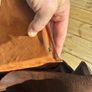 Full Grain Crazy Horse leather satchel Image 6