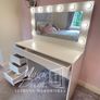 Adele Vanity Table with Hollywood Mirror LED Image 10