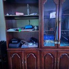 Mahogany cabinets