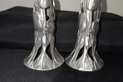 1990 Seagull Pewter Tulip Candle Holders