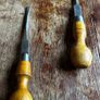 Two Vintage Cabinetmakers Screwdrivers Image 4
