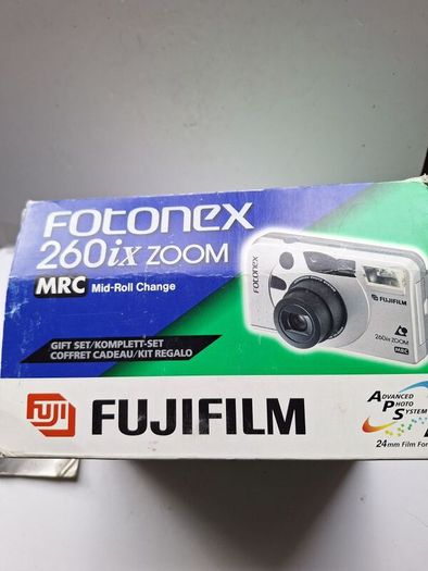 fujifilm fotonex 260ix zoom aps camera boxed + sealed films