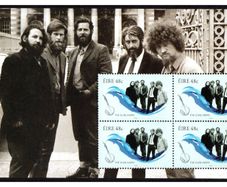2006 Ireland Irish Music The Dubliners Commemorative Stamp Booklet Pane Mint Never Hinged (MNH). Hibernian HP170)