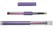 Round Stencil Brush Manicure Nail Art Brush - Purple
